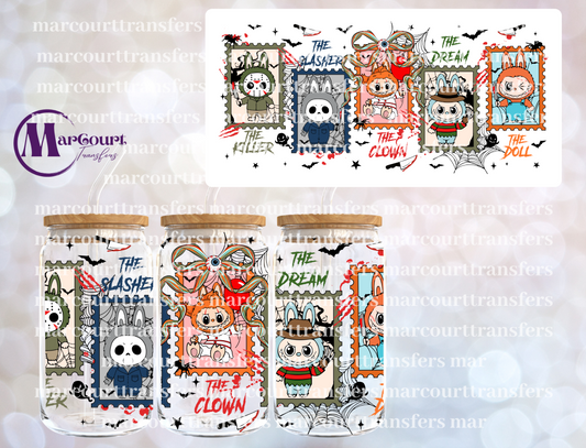 LABUBU MONSTER TAROT CARDS-16 0Z-UV DTF CUP WRAP