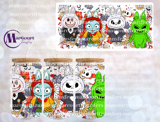 LABUBU NIGHT BEFORE CHRISTMAS-16 0Z-UV DTF CUP WRAP