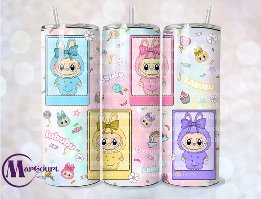 LABUBU TAROT CARDS #2-20 OZ-UV DTF CUP WRAP