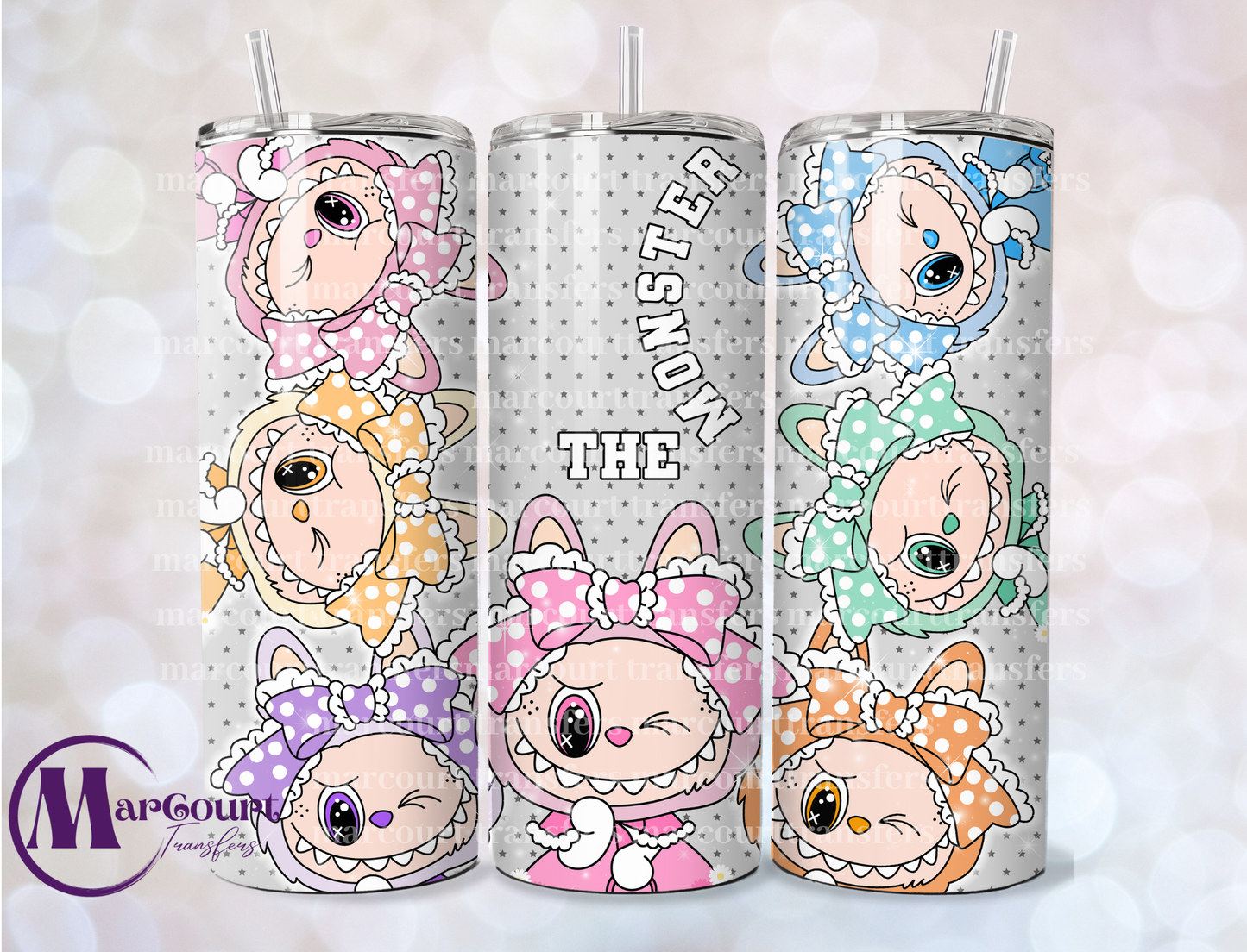 LABUBU THE MONSTER-20 OZ-UV DTF CUP WRAP