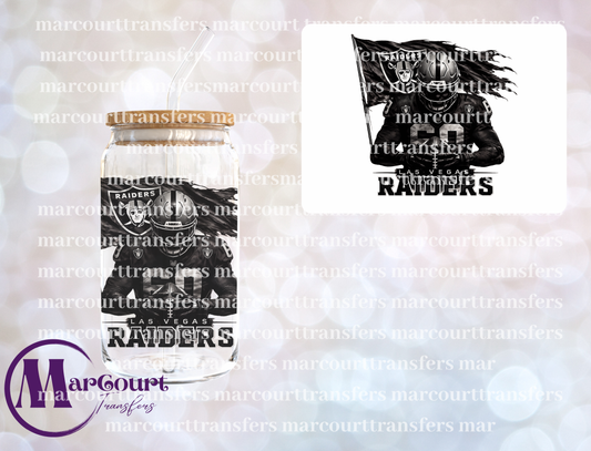 LAS VEGAS RAIDERS PLAYER-UV DTF CUP WRAP
