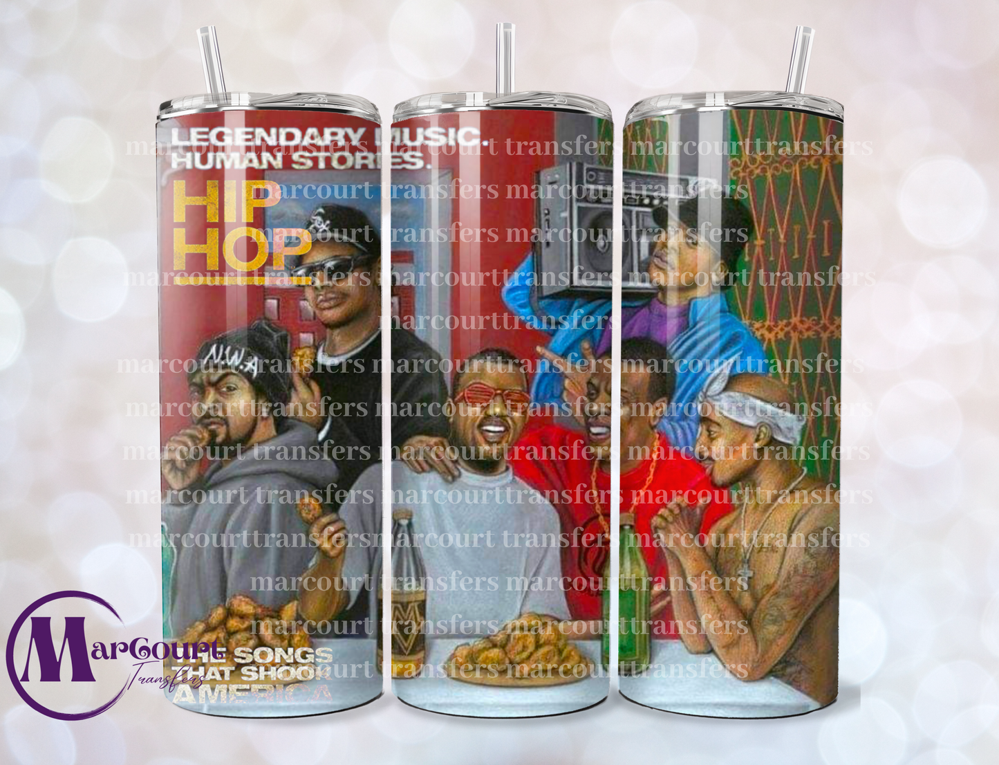 LEGENDARY MUSIC HIP HOP-SKINNY TUMBLER TRANSFER