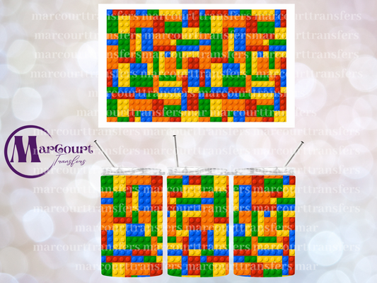 BUILDING BLOCKS LEGO DUPE-12 OZ TUMBLER SUBLIMATION