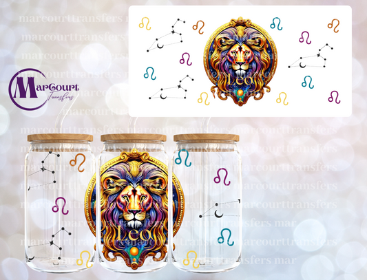 LEO ZODIAC-16 0Z-UV DTF CUP WRAP