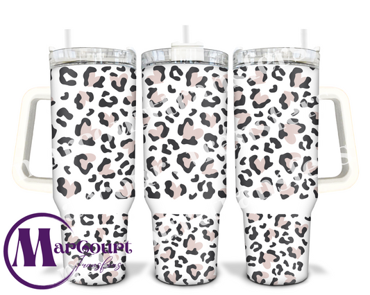 LEOPARD PRINT PINK-40 0Z-UV DTF CUP WRAP