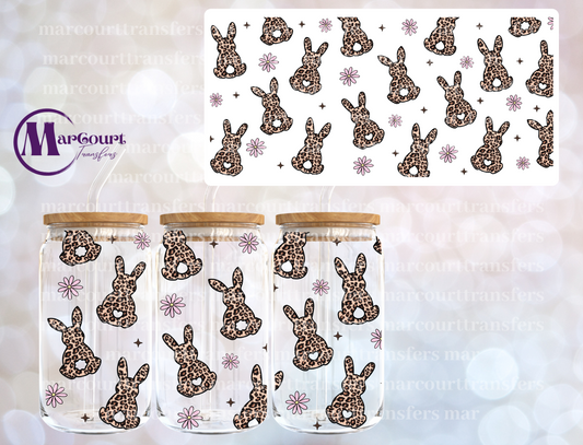 LEOPARD PEEPS-16 0Z-UV DTF CUP WRAP