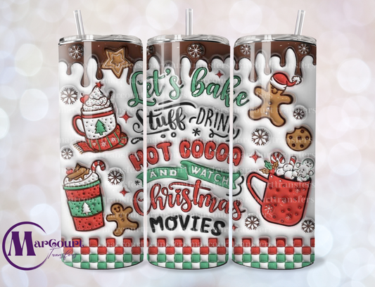 LETS BAKE STUFF...-SKINNY TUMBLER TRANSFER