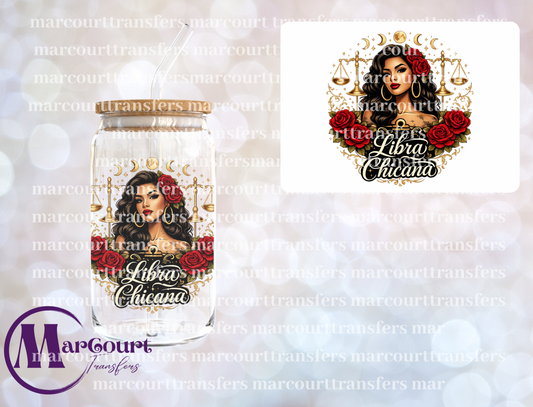 LIBRA CHICANA-DECAL-UV DTF CUP WRAP