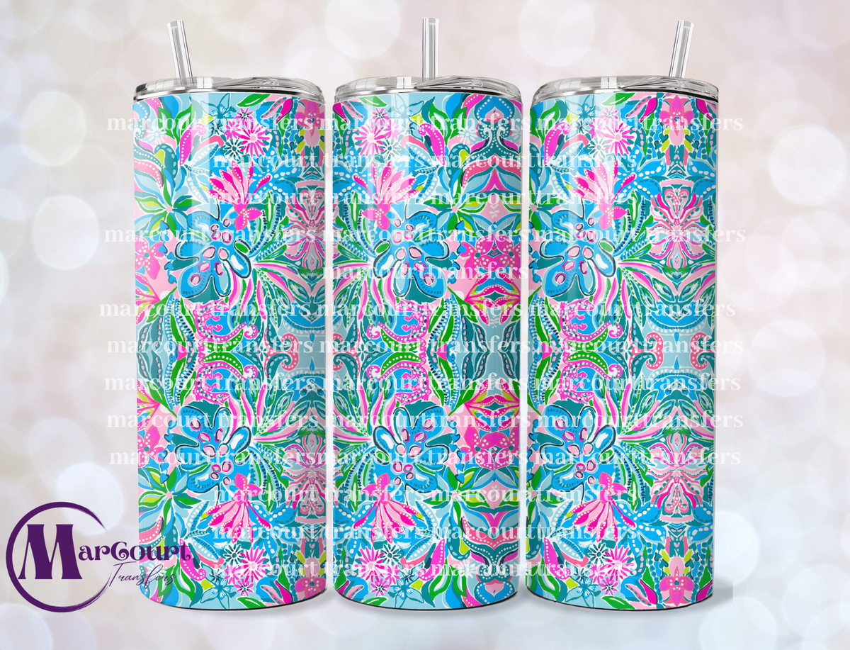 LILLY INSPIRED 1 -20 OZ-UV DTF CUP WRAP