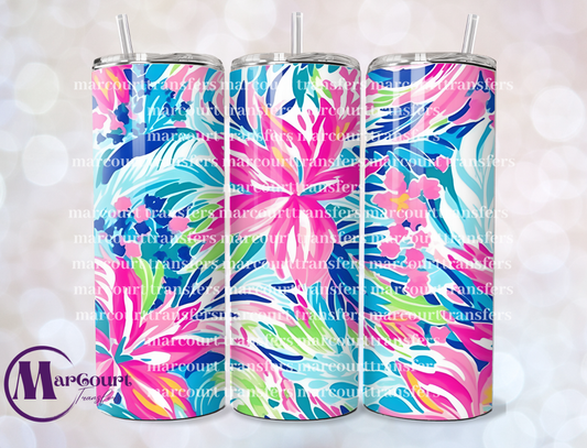 LILLY INSPIRED 2-20-SKINNY TUMBLER TRANSFER