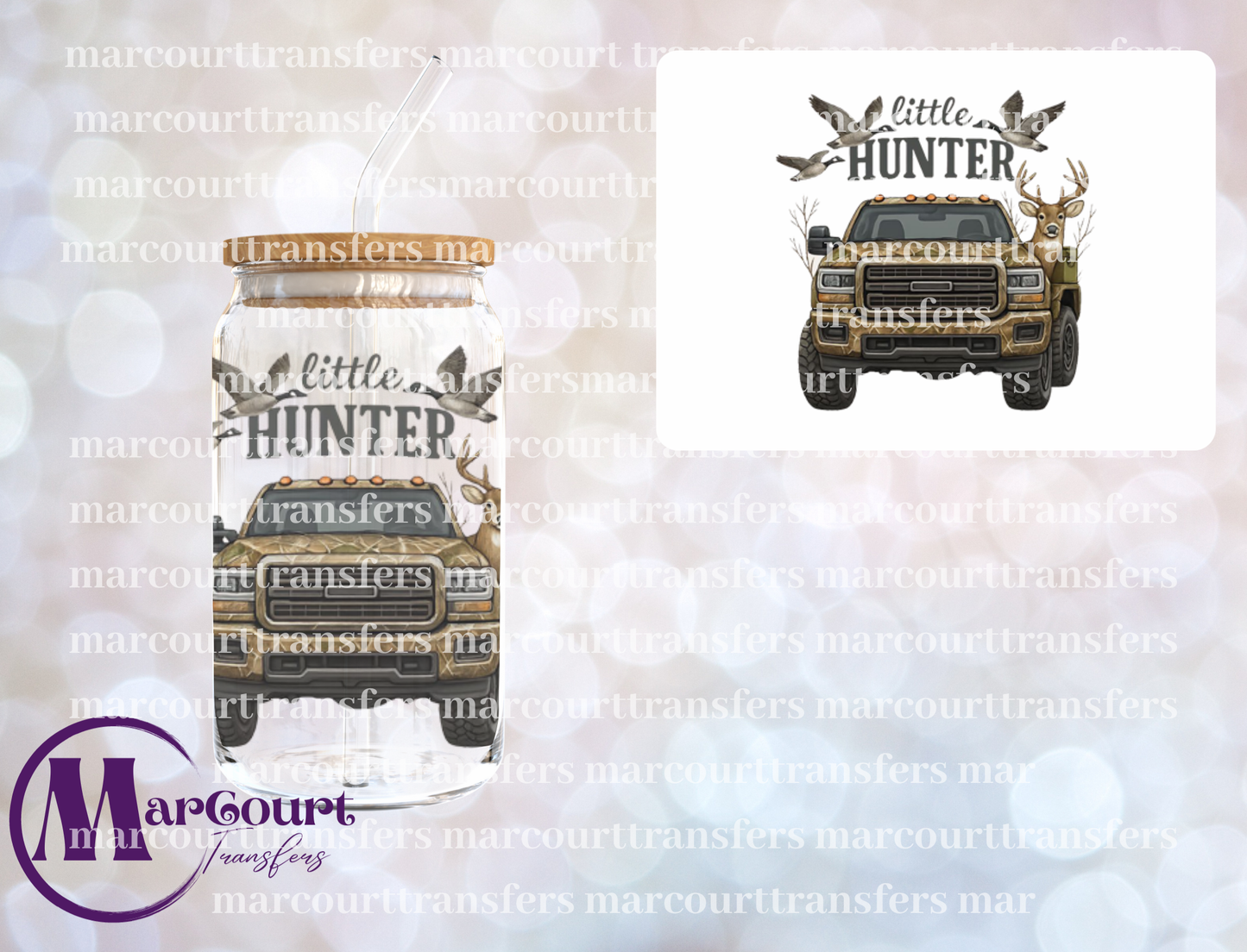 LITTLE HUNTER-UV DTF CUP WRAP