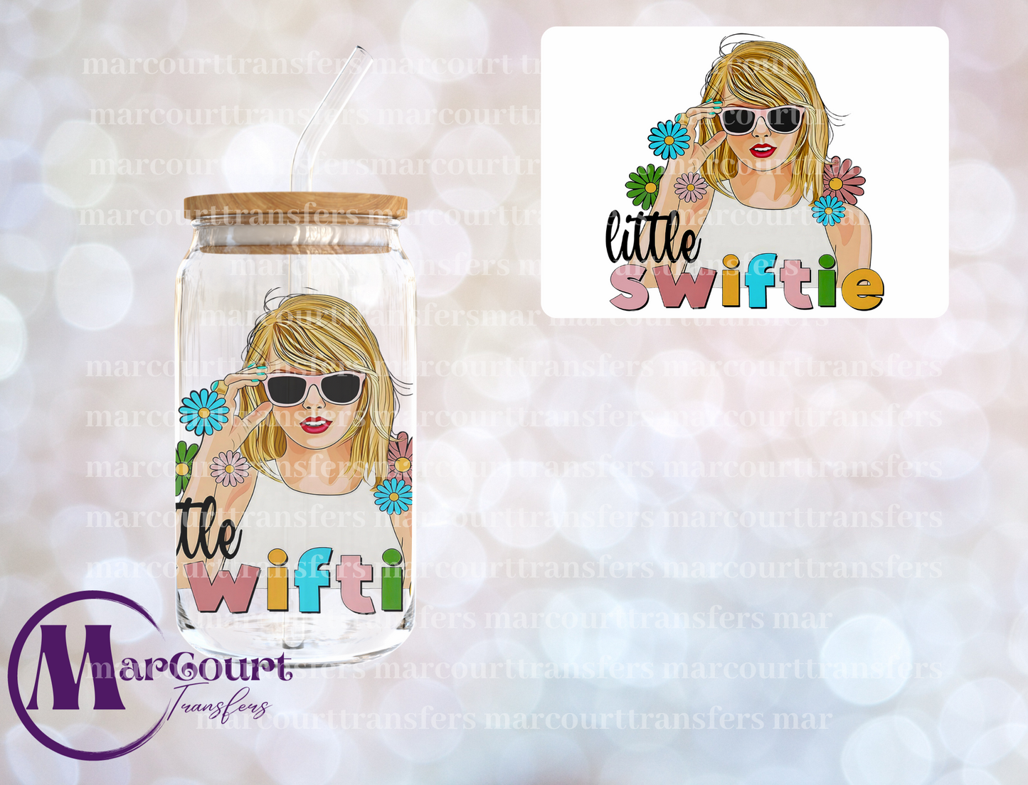 LITTLE SWIFTIE DECAL-UV DTF CUP WRAP