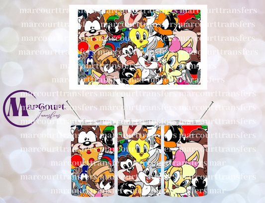 LOONEY TUNES #2-12 OZ TUMBLER SUBLIMATION
