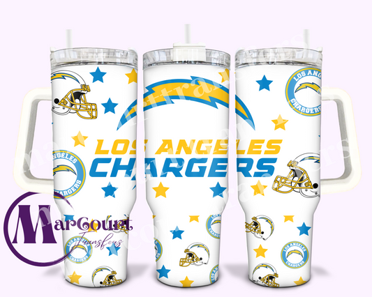 LOS ANGELES CHARGERS-40 OZ-UV DTF CUP WRAP
