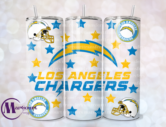 LOS ANGELES CHARGERS-SKINNY TUMBLER TRANSFER