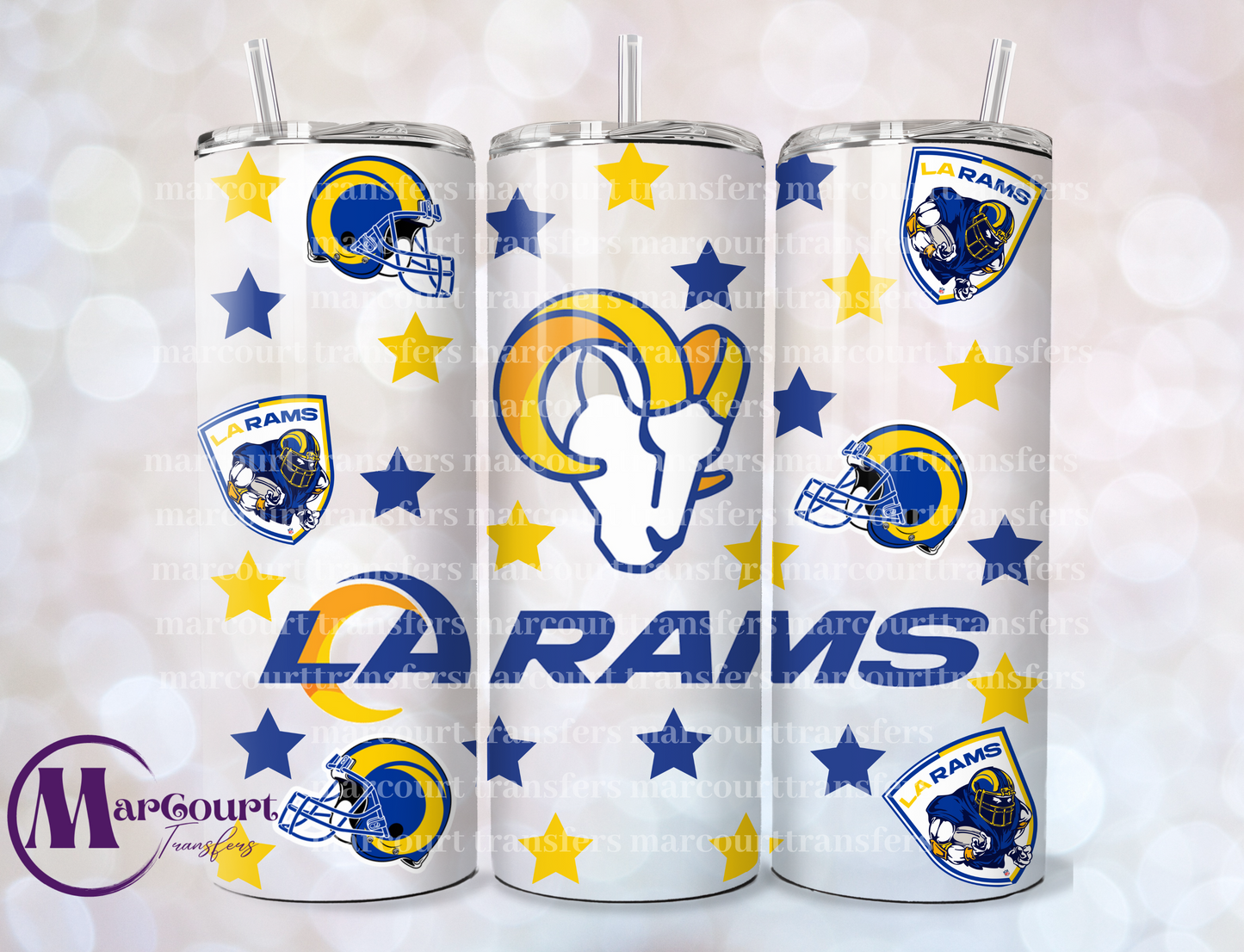 LOS ANGELES RAMS-SKINNY TUMBLER TRANSFER