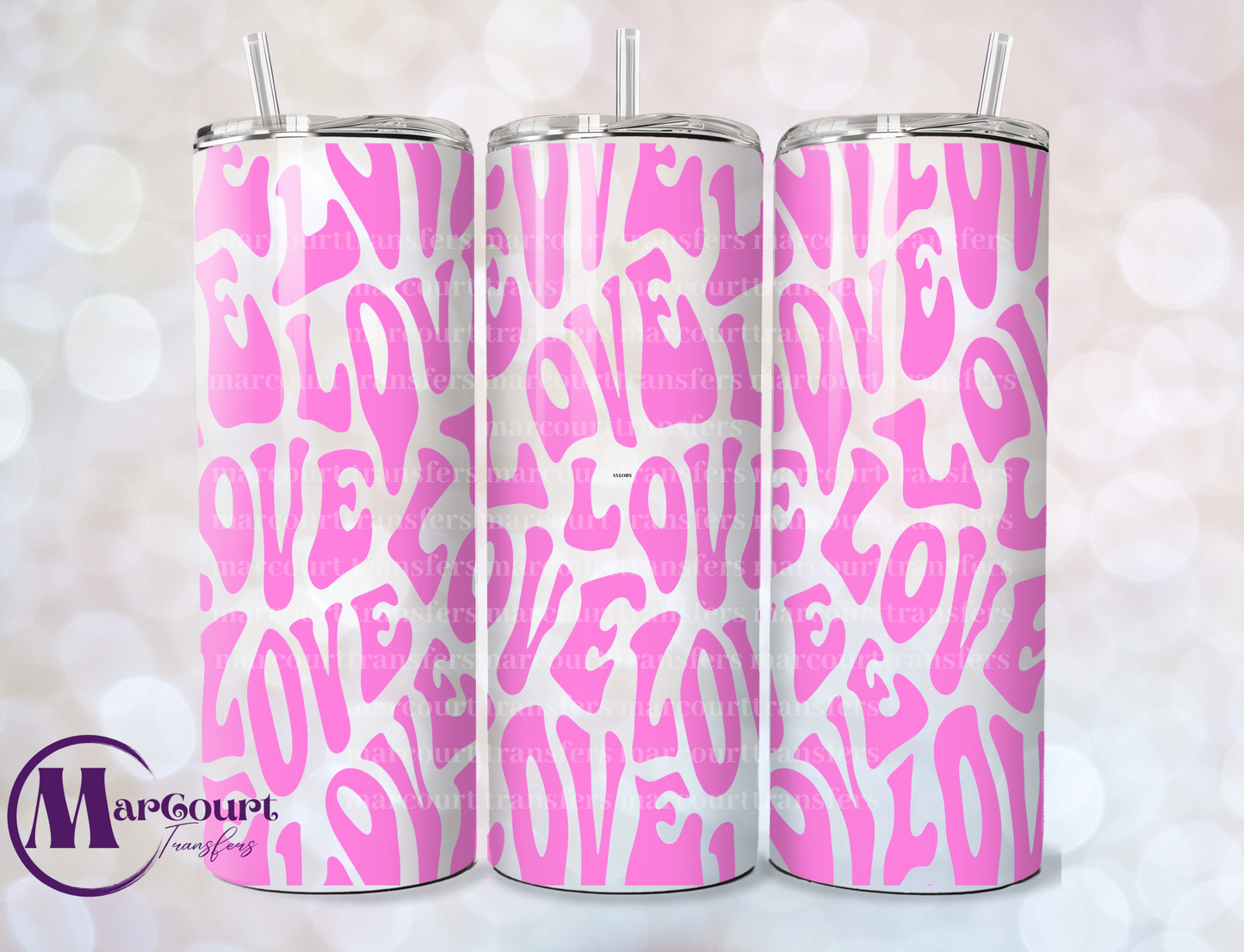 LOVE-20 OZ-UV DTF CUP WRAP