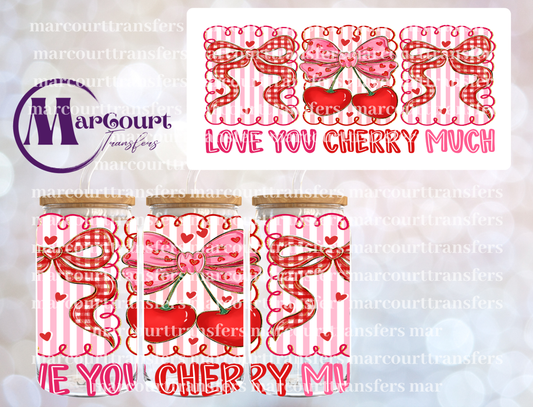 LOVE YOU CHERRY MUCH STAMPS-16 0Z-UV DTF CUP WRAP