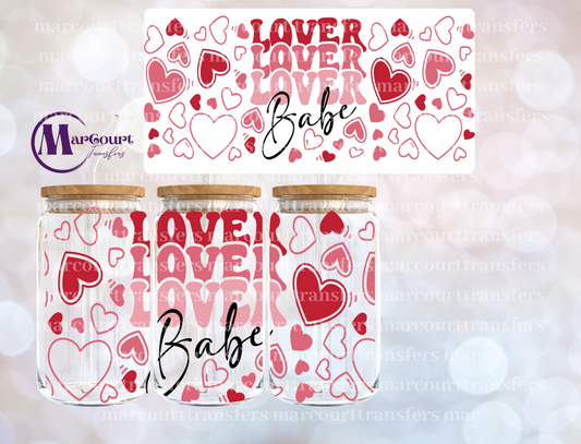 LOVER BABE-16 0Z-UV DTF CUP WRAP