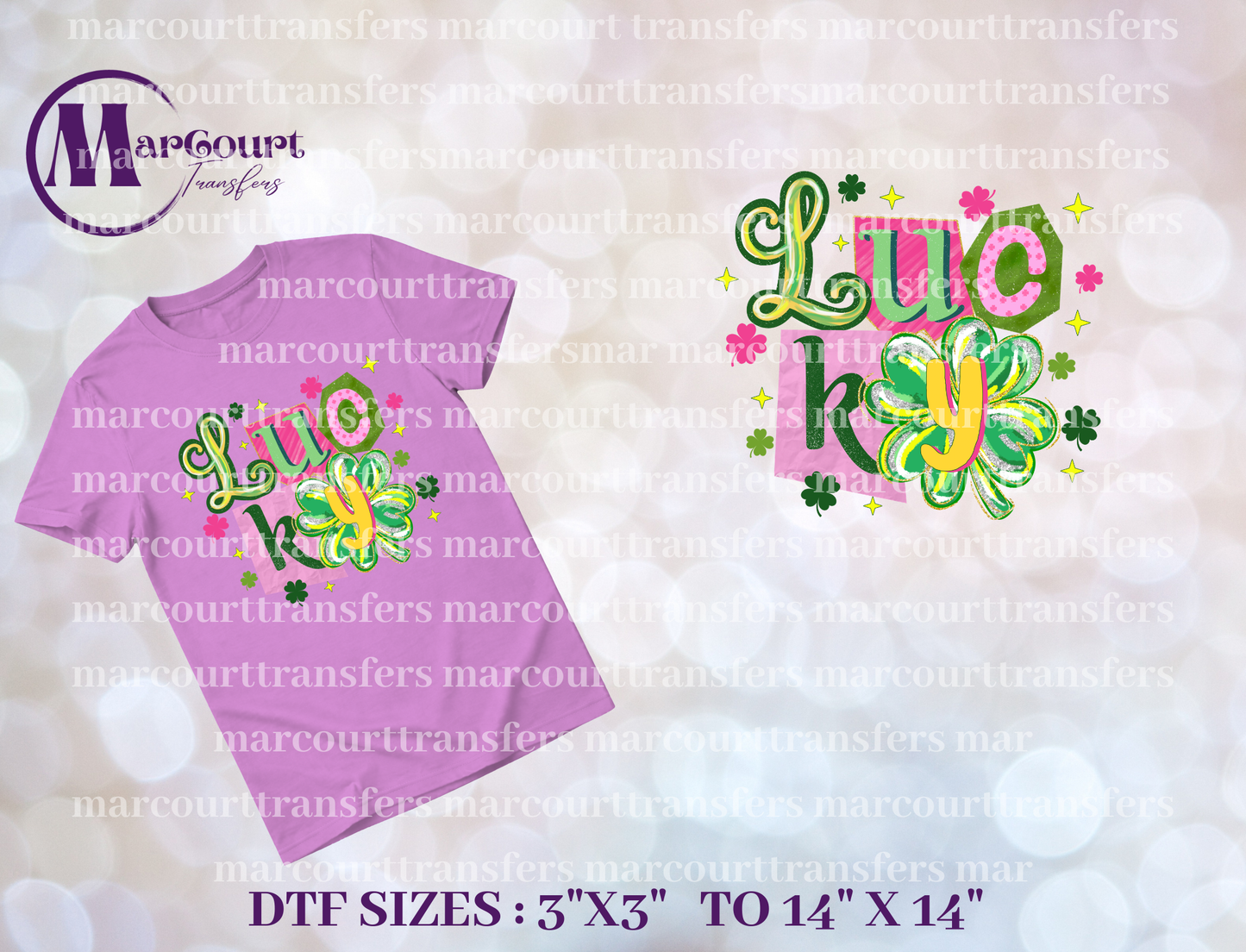 DTF-LUCKY BLOCKED COLOR