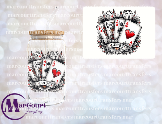 LUCKY CARDS-UV DTF CUP WRAP