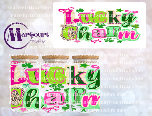 LUCKY CHARM-16 0Z-UV DTF CUP WRAP