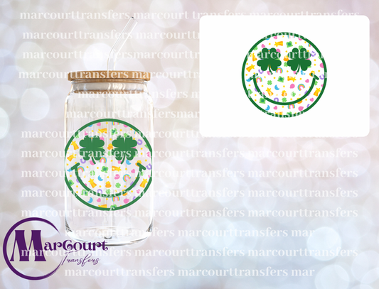 LUCKY CHARM SMILEY FACE-DECAL-UV DTF CUP WRAP