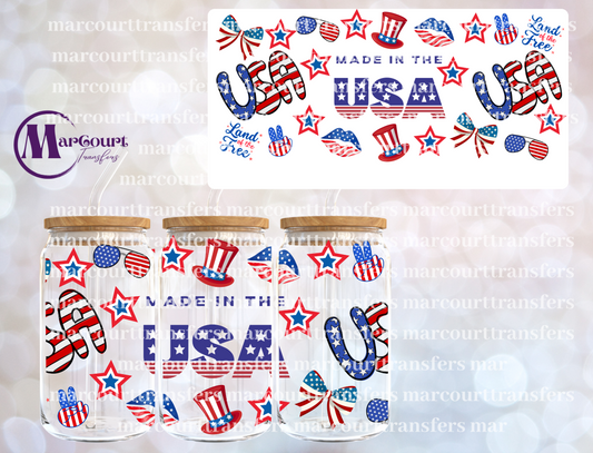 MADE IN THE USA-16 0Z-UV DTF CUP WRAP