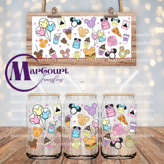 MAGICAL MOUSE SNACKS-16 0Z-UV DTF CUP WRAP