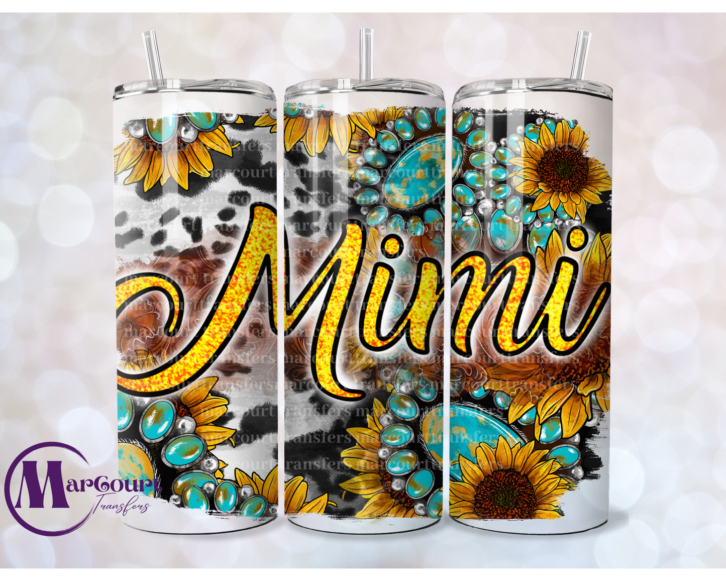 MIMI WESTERN-SKINNY TUMBLER TRANSFER