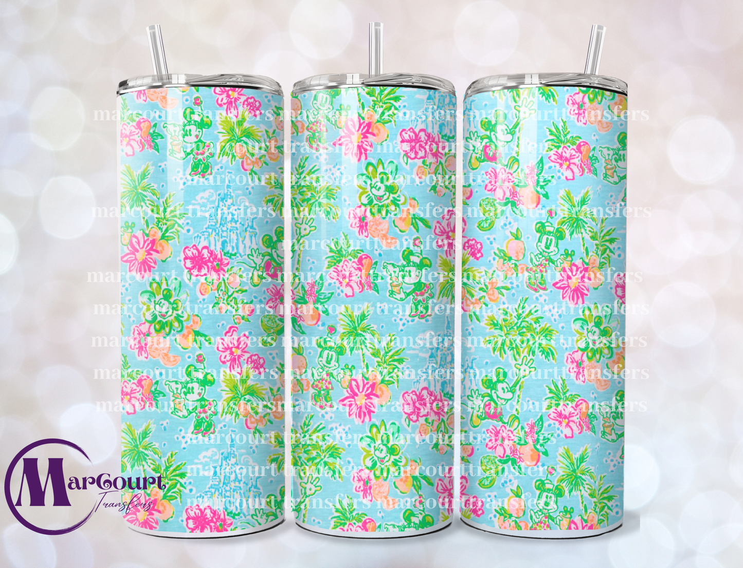 MOUSE LILLY-SKINNY TUMBLER TRANSFER
