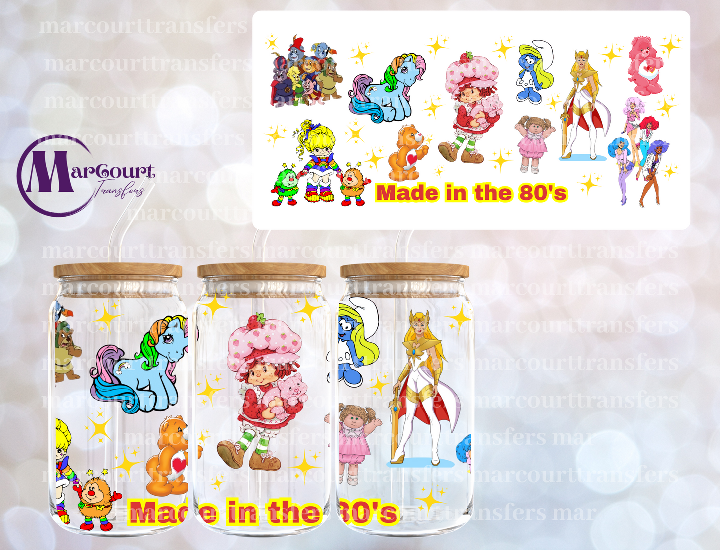 MADE IN THE 80S 3-16 0Z-UV DTF CUP WRAP