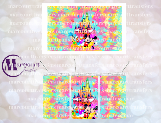 MAGIC CASTLE CHARACTERS-12 OZ TUMBLER SUBLIMATION