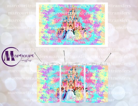 MAGIC CASTLE PRINCESS-12 OZ TUMBLER SUBLIMATION