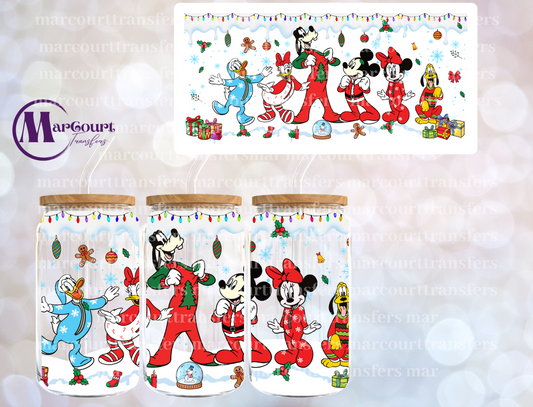 MAGIC CHRISTMAS PJS-16 0Z-UV DTF CUP WRAP