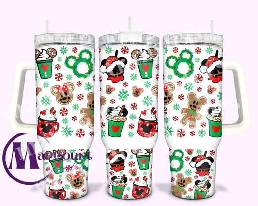 MAGIC CHRISTMAS SNACKS-40 0Z-UV DTF CUP WRAP