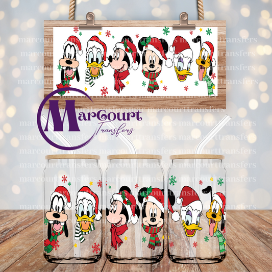 MAGICAL CHRISTMAS BUDDIES-16 0Z-UV DTF CUP WRAP