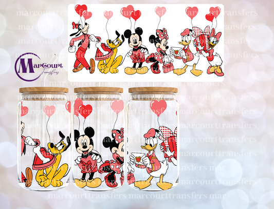 MAGICAL VALENTINE GANG -16 0Z-UV DTF CUP WRAP