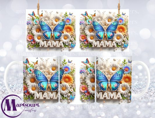 MAMA BUTTERFLY-MUG TRANSFER