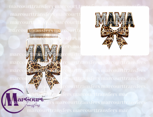 MAMA FAUX BLING-DECAL-UV DTF CUP WRAP