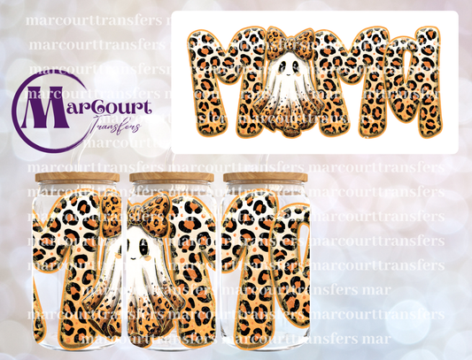 MAMA LEOPARD GHOST-16 0Z-UV DTF CUP WRAP