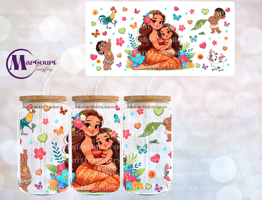 MAMA MOANA-16 0Z-UV DTF CUP WRAP