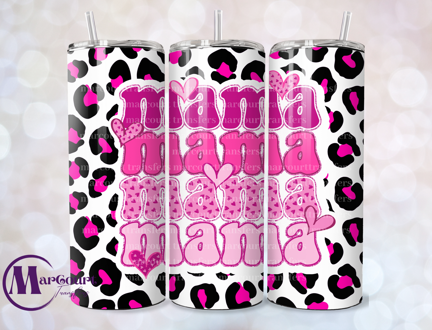 MAMA MAMA MAMA-SKINNY TUMBLER TRANSFER