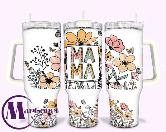 MAMA WILDFLOWERS 2-40 0Z-UV DTF CUP WRAP