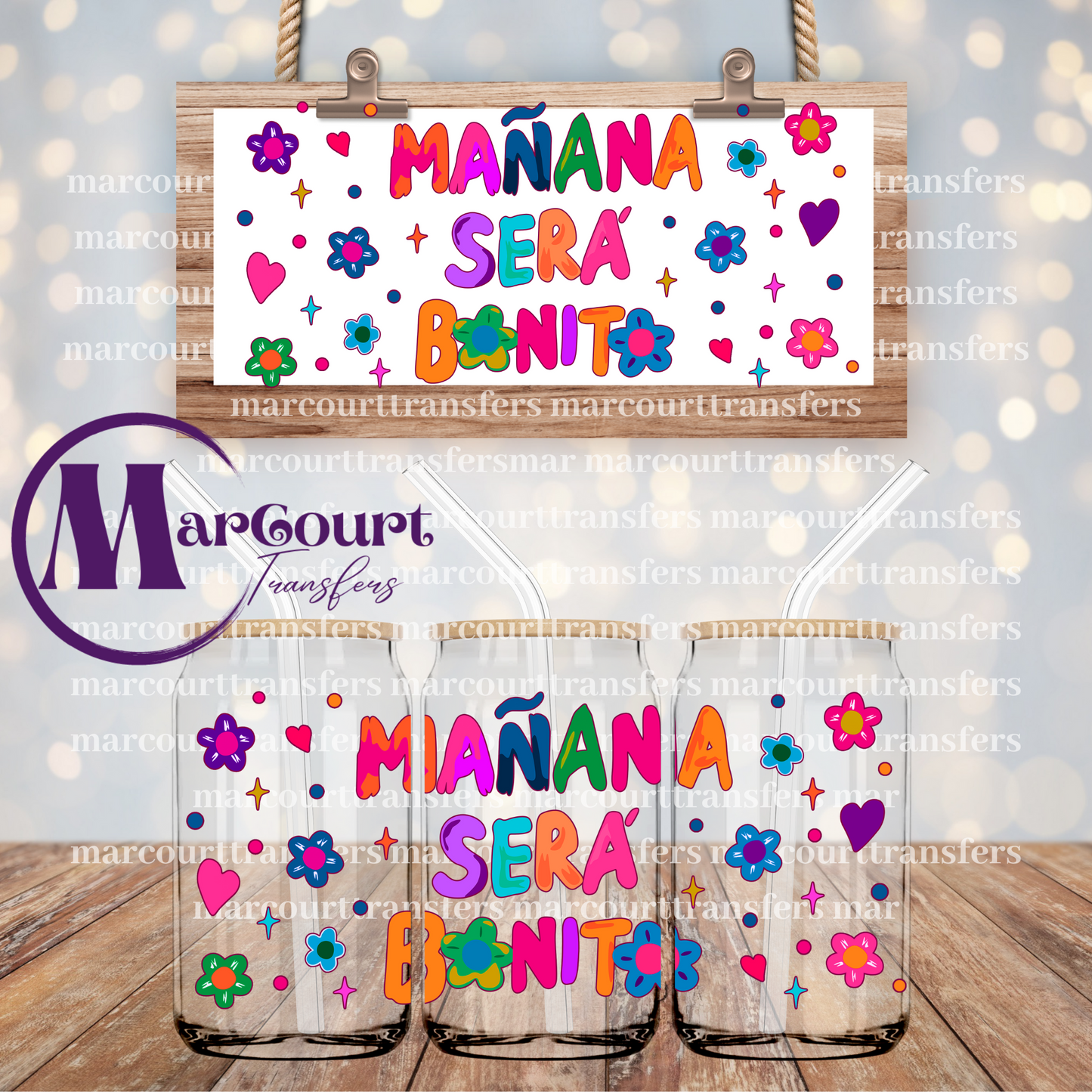 KAROL G MANANA SERA BONITA -16 0Z-UV DTF CUP WRAP