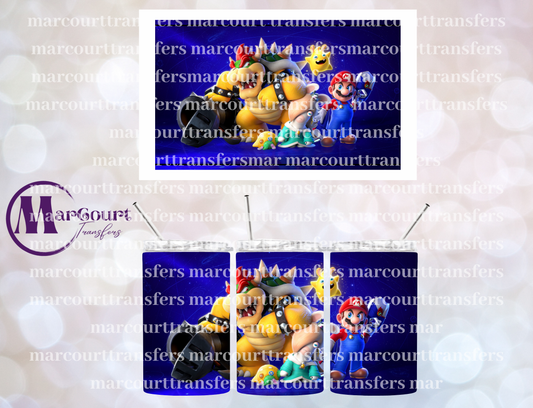 MARIO-12 OZ TUMBLER SUBLIMATION