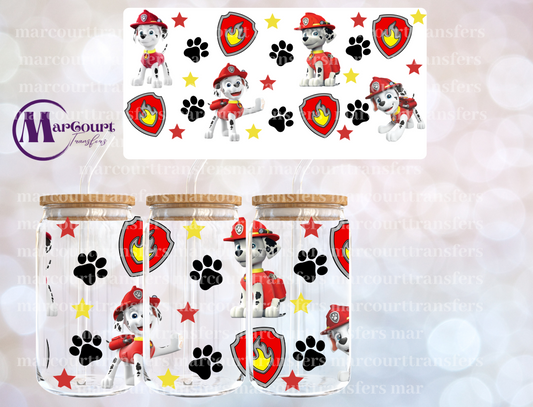 MARSHALL PAW PATROL-16 0Z-UV DTF CUP WRAP