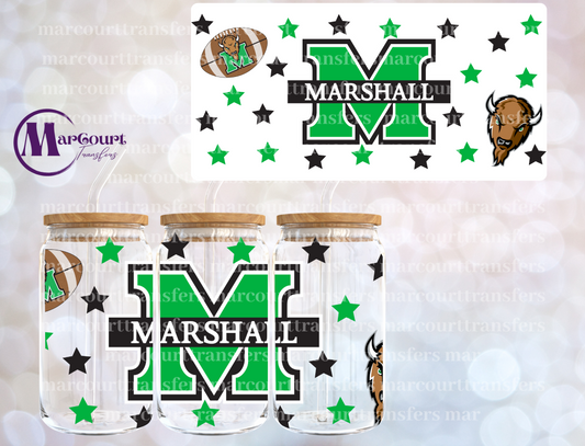 MARSHALL UNIVERSITY-16 0Z-UV DTF CUP WRAP