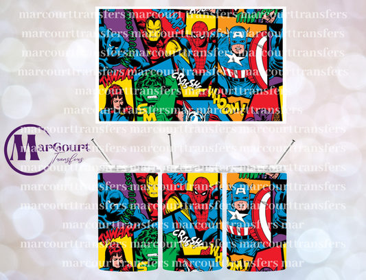 MARVEL COMICS #1-12 OZ TUMBLER SUBLIMATION