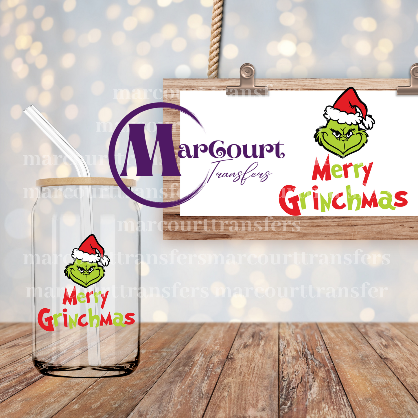 MERRY GRINCHMAS-UV DTF CUP WRAP